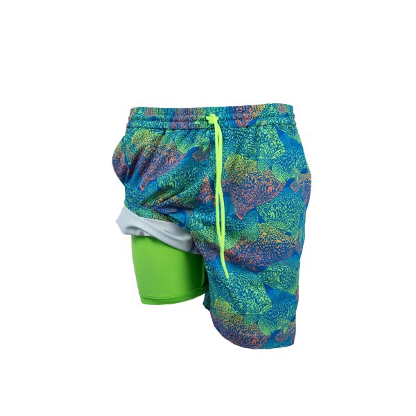 Neon Crappie School (More Than Just) Boat Shorts Online Sale