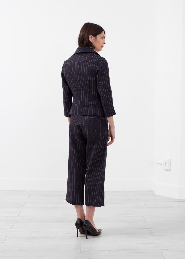 Pinstripe Blazer Online Hot Sale