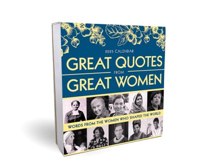 2025 Great Quotes From Great Women Boxed Calendar Hot on Sale