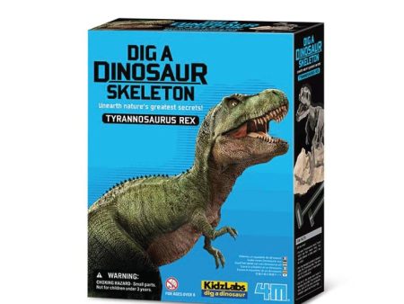 4M-03221 KidzLabs - Dig A Tyrannosaurus Rex Skeleton For Discount